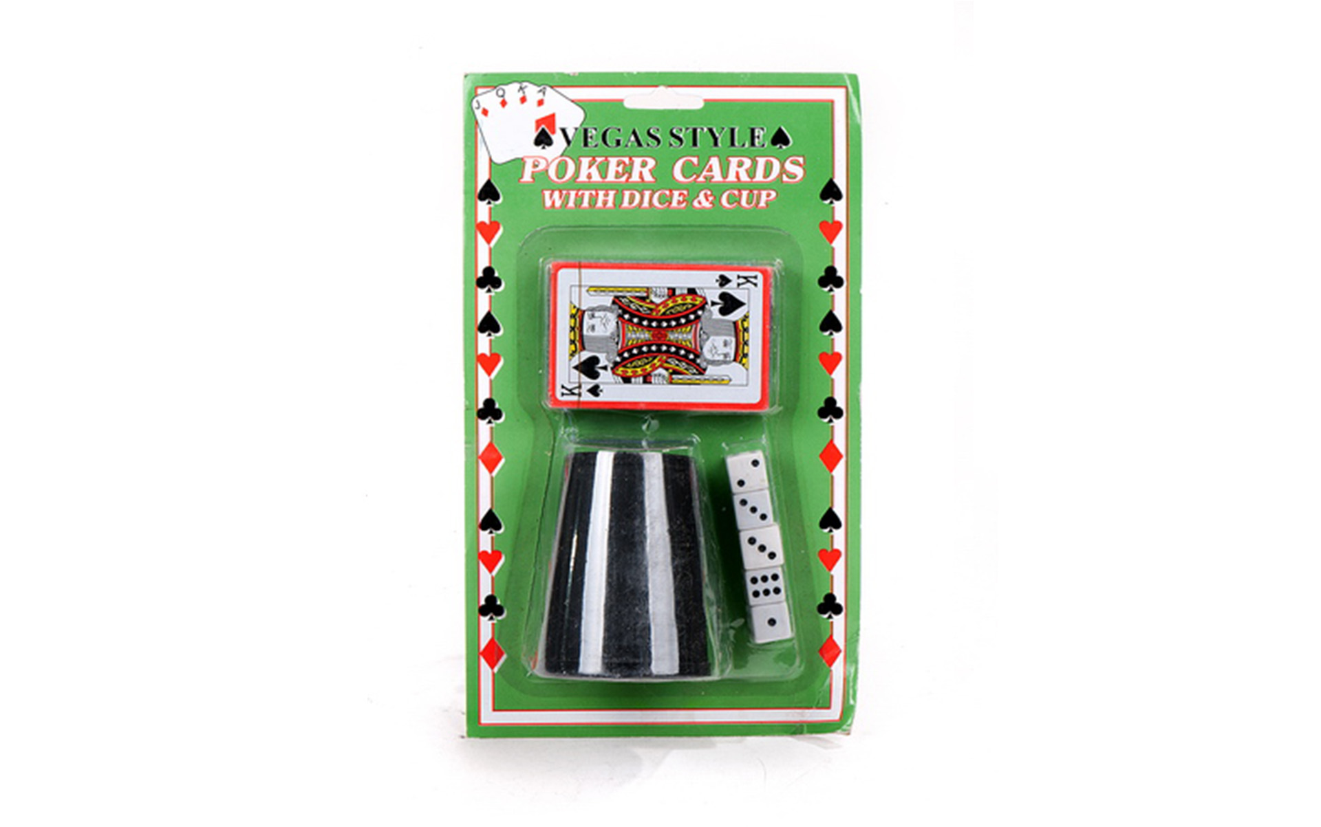 DC5004 POKER CARDS WITH DICE & CUP